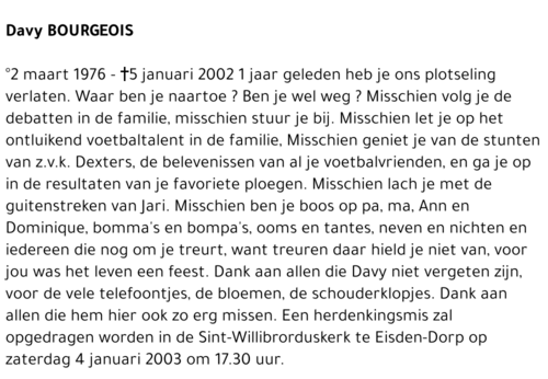 Davy Bourgeois