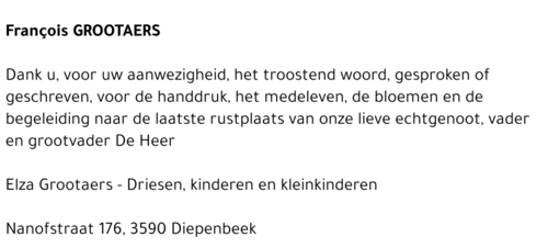 François GROOTAERS