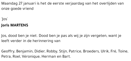 Joris MARTENS