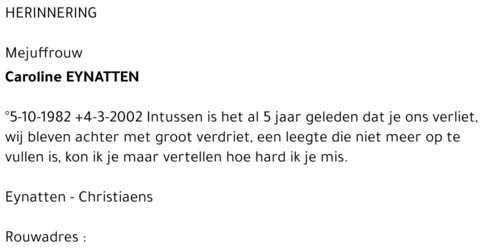 Caroline Eynatten
