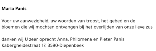 Maria PANIS