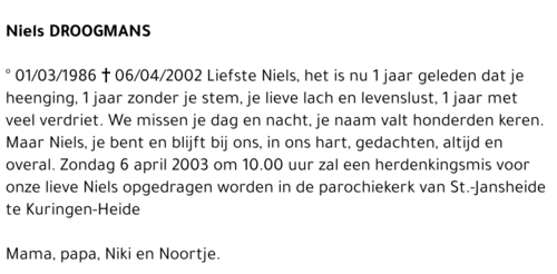 Niels DROOGMANS