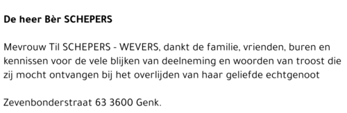 Bèr SCHEPERS