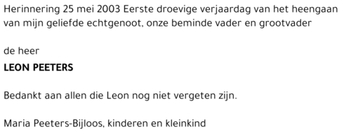 Leon Peeters