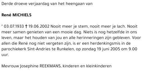 René Michiels