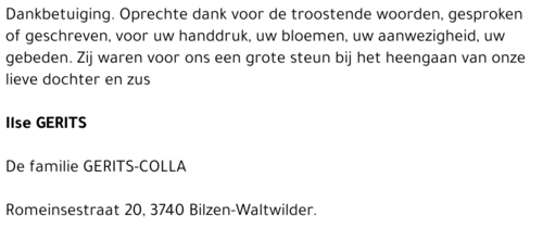 Ilse GERITS