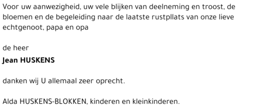 Jean Huskens