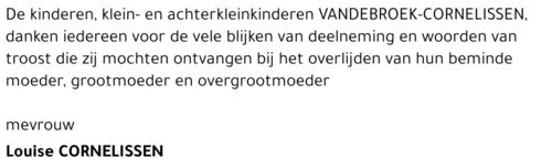 Louise CORNELISSEN