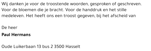 Paul Hermans