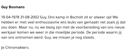 Guy Bosmans