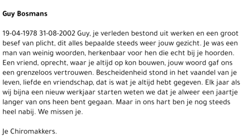 Guy Bosmans