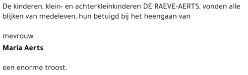Maria AERTS