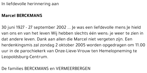 Marcel Berckmans