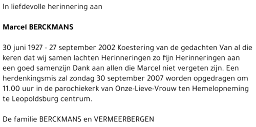 Marcel Berckmans