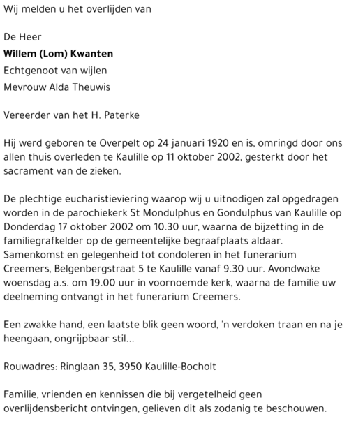 Willem Kwanten