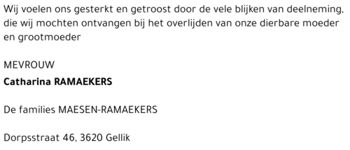 Catharina Ramaekers