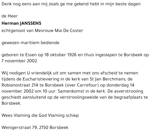 Herman Janssens