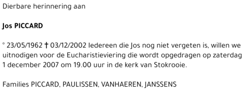 Jos Piccard