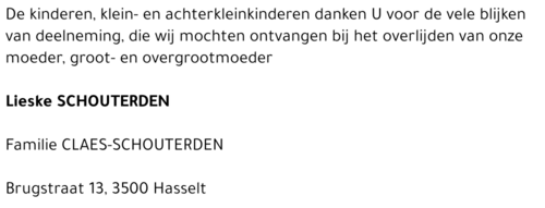 Lieske Schouterden