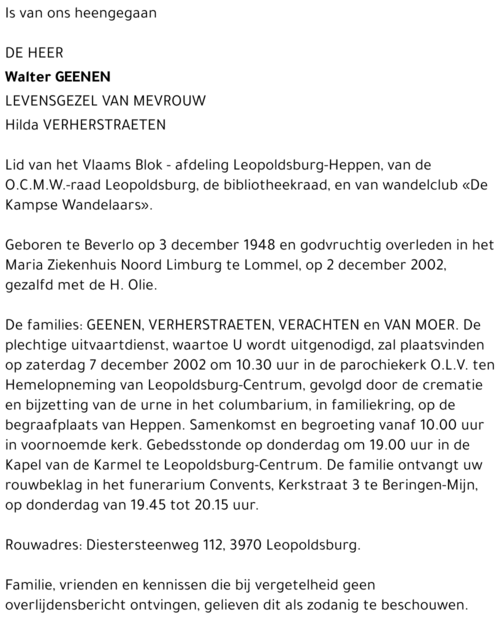 Walter Geenen