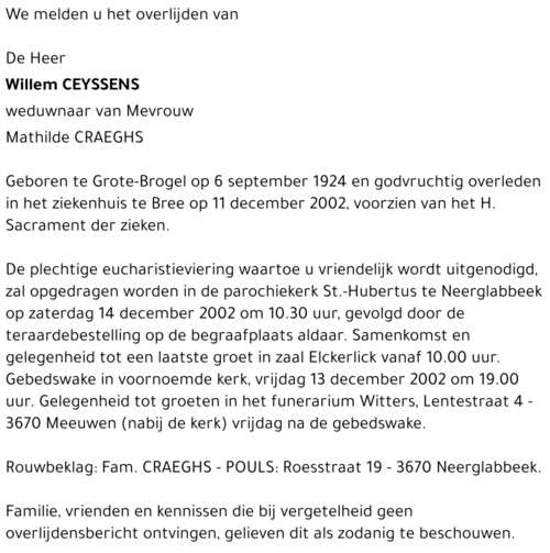 Willem CEYSSENS