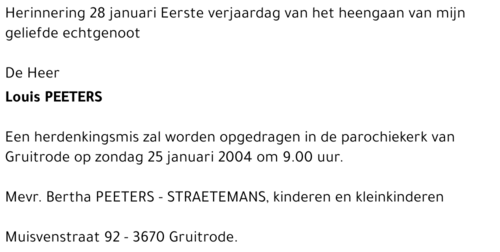 Louis PEETERS