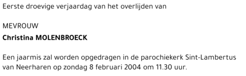 Christina Molenbroeck