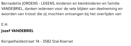E.H. Jozef VANDEBRIEL