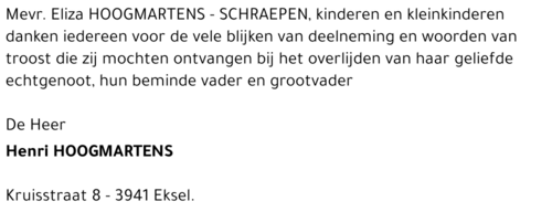 Henri HOOGMARTENS