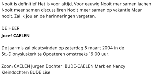 Jozef CAELEN