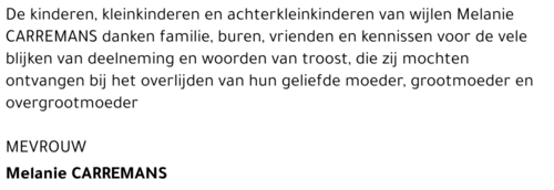 Melanie Carremans