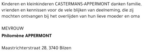 Philomène Appermont