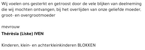 Thérèsia (Liske) IVEN