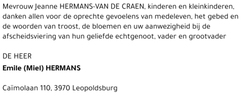 Emile (Miel) Hermans