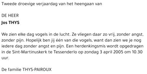 Jos Thys