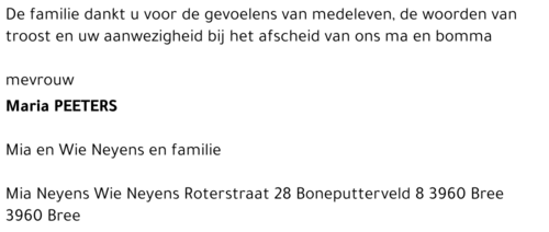 Maria Peeters