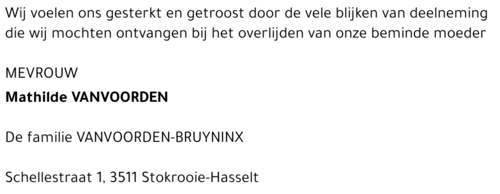 Mathilde Vanvoorden