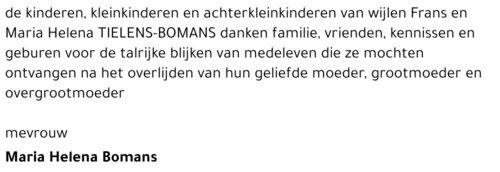 Maria helena Tielens