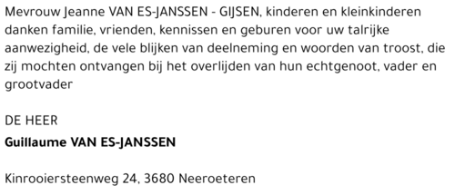 Guillaume Van Es-Janssen