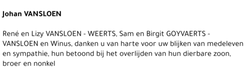 Johan VANSLOEN