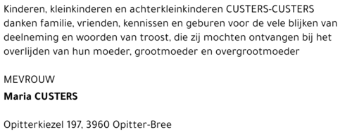 Maria Custers