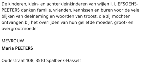 Maria Peeters