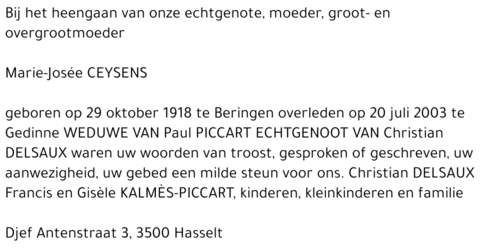 Marie-Josée Ceysens