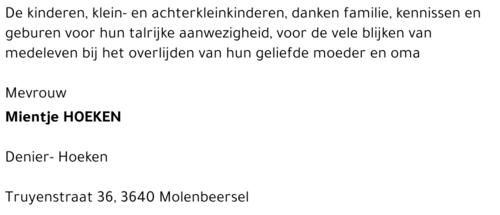 Mientje Hoeken