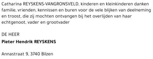 Pieter Hendrik Reyskens