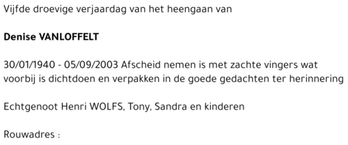 Denise Vanloffelt