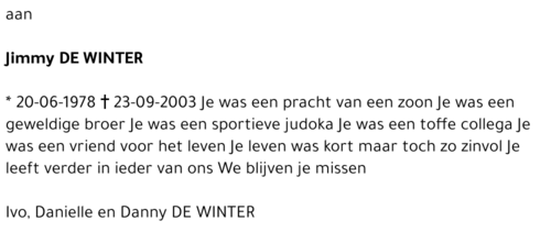 Jimmy De Winter