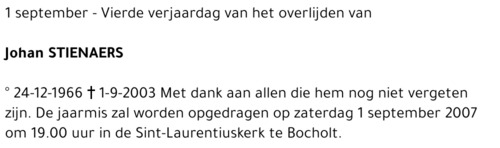 Johan Stienaers