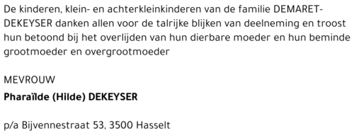 Pharaïlde (Hilde) Dekeyser