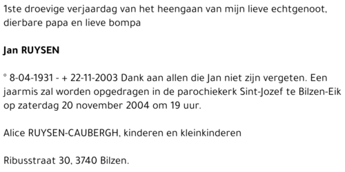 Jan RUYSEN